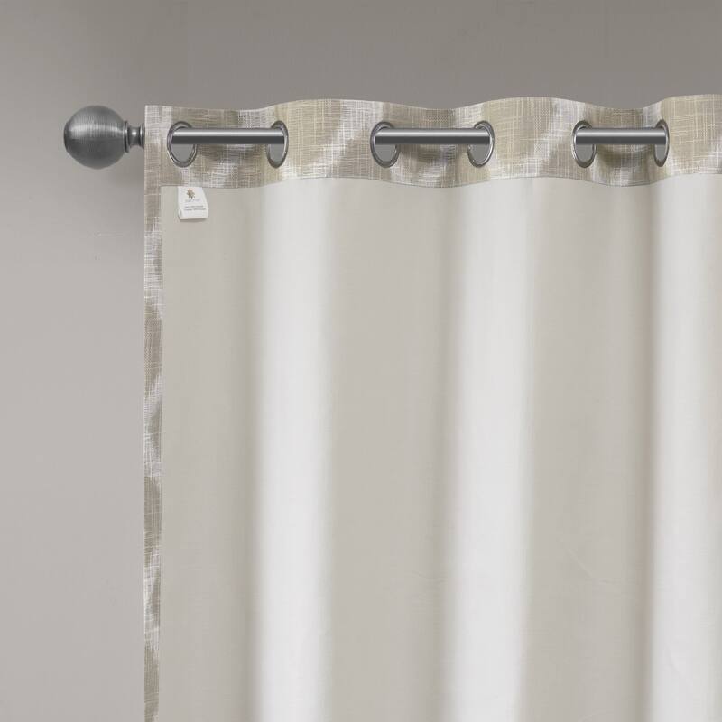 SunSmart Kagen Printed Ikat Blackout Curtain Panel