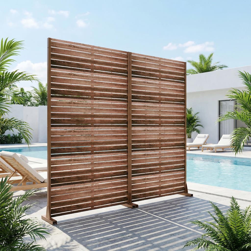 Outdoor Metal Privacy Screen Fence Panel