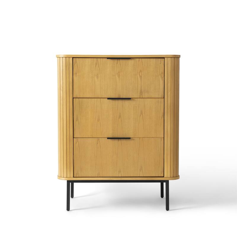 Nightstand with 3 Drawers