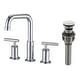 preview thumbnail 35 of 34, Vanityfair 8" Widespread Double Handles Bathroom Sink Faucet with Drain Assembly