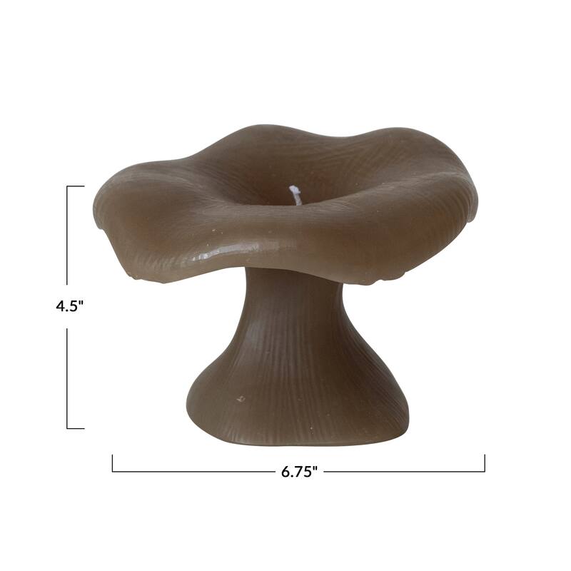 Unscented Mushroom Shaped Candles
