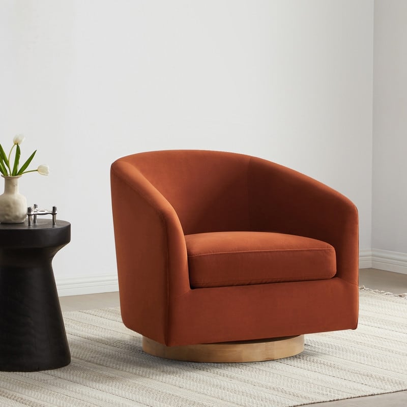 Spruce & Spring Liam Swivel Accent Chair