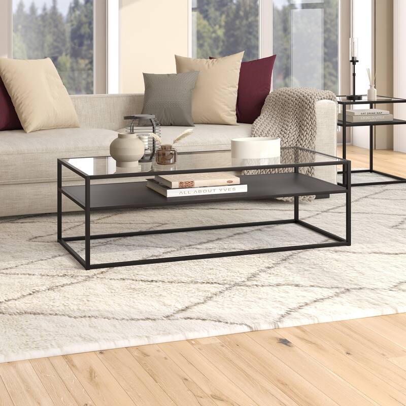 Ada 46" Wide Rectangular Coffee Table