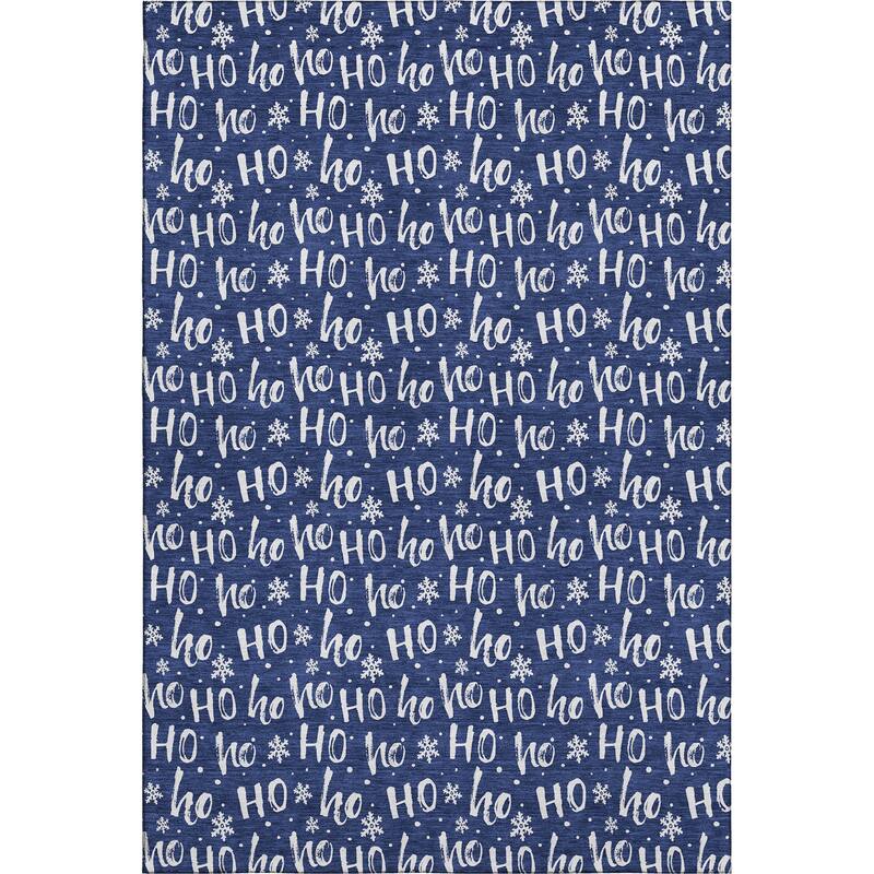 Premium Washable Super Soft Christmas Ho Ho Mayfield Rug