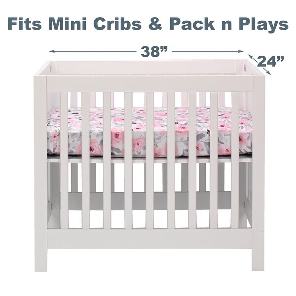 Bedtime originals blossom pink watercolor floral deals