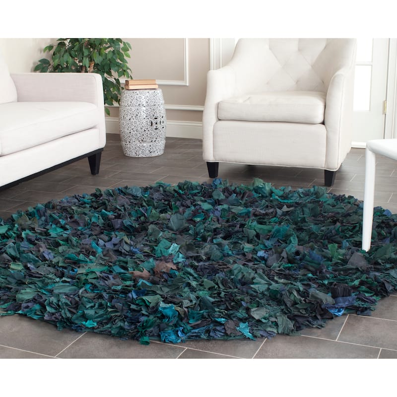 SAFAVIEH Handmade Rio Shag Chihoko 3.5-inch Extra Thick Decorative Rug