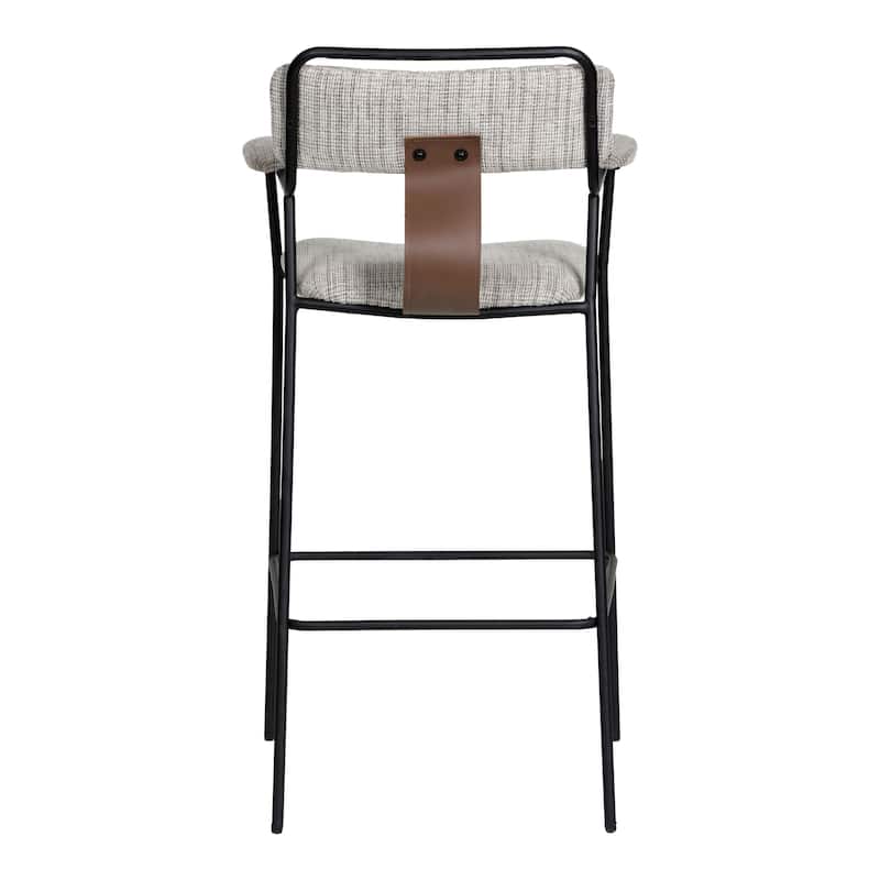 Couva Barstool Gray Tweed