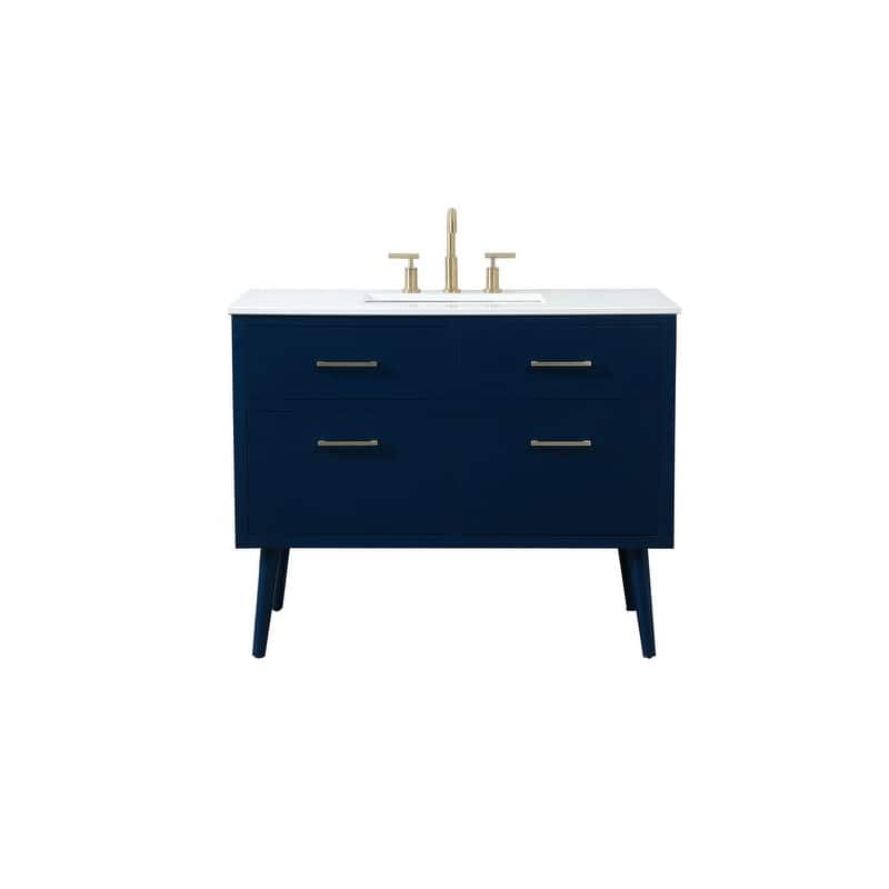 Elegant Lighting VF41042M Boise 42" Free Standing Single Basin Vanity