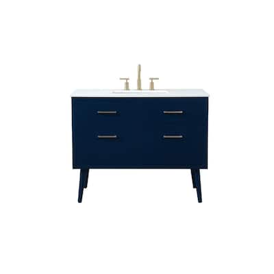 Elegant Lighting VF41042M Boise 42" Free Standing Single Basin Vanity