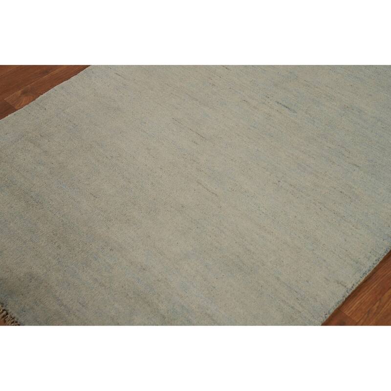 Modern Gabbeh Oriental Foyer Rug Multi-Color Handmade Wool Carpet - 3'2"x 4'11"