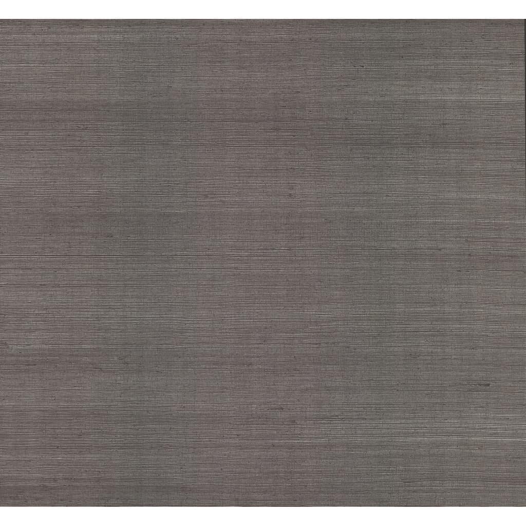 York Wallcoverings Sisal Grasscloth Silver Metallic Wallpaper