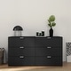 preview thumbnail 10 of 16, Living Essentials by Hillsdale Delmar Wood 6 Drawer Dresser