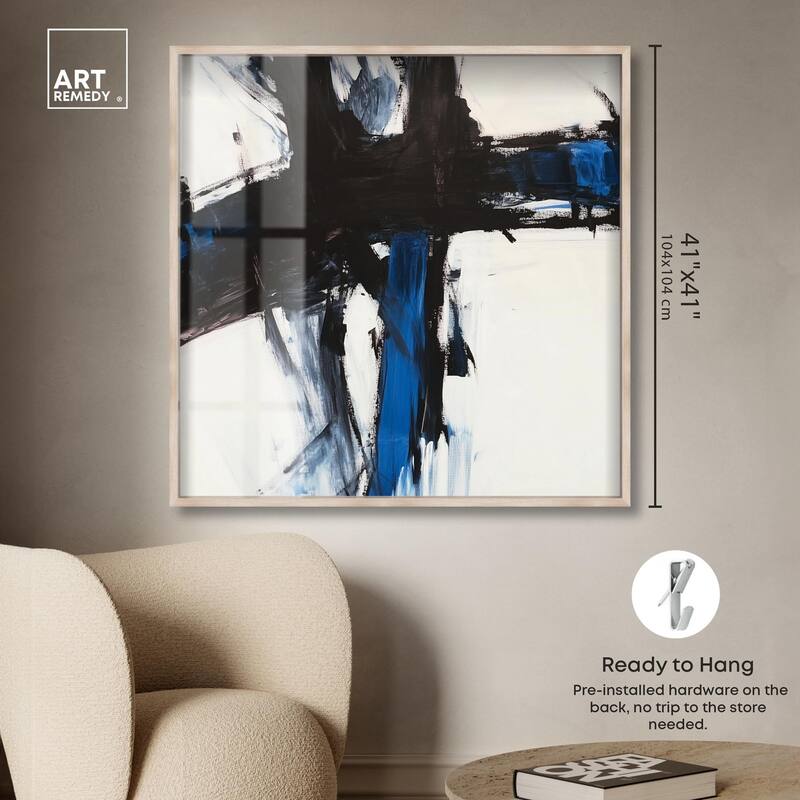 Blue Streak I Shadowbox by Art Remedy