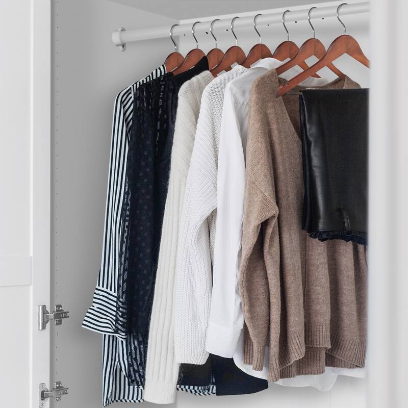 10 Wooden Suit Hangers - 10 Pack