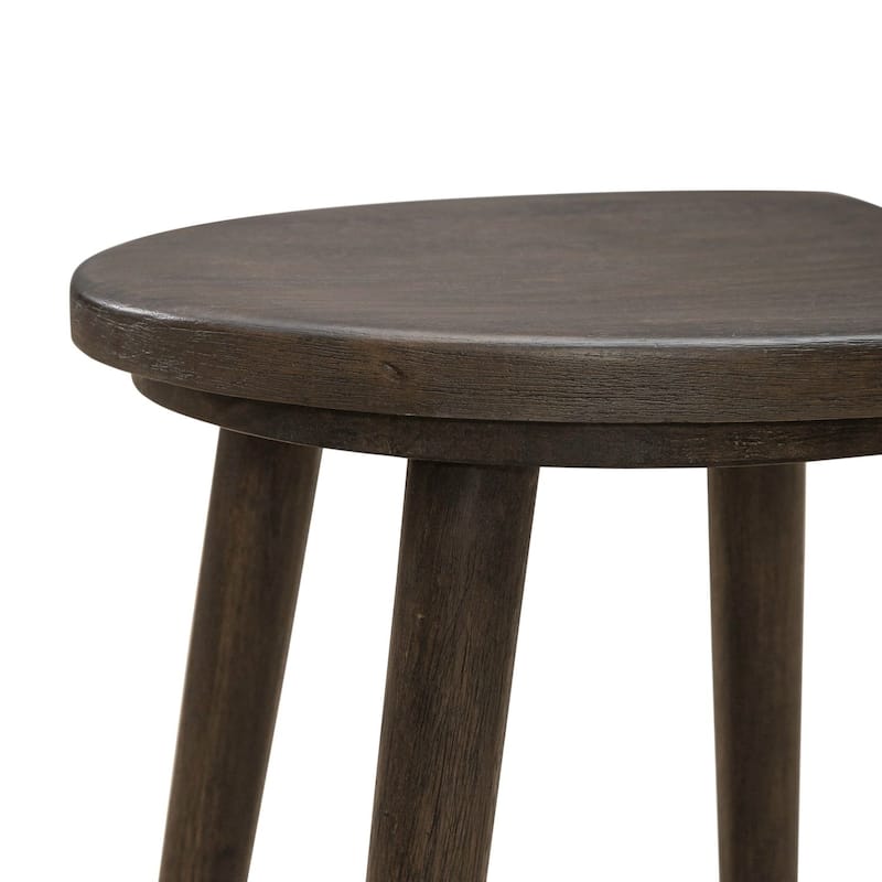 Liberty Furniture City View Console Stool in Coffee Bean Brown - Width 17" x Depth 17" x Height 25"