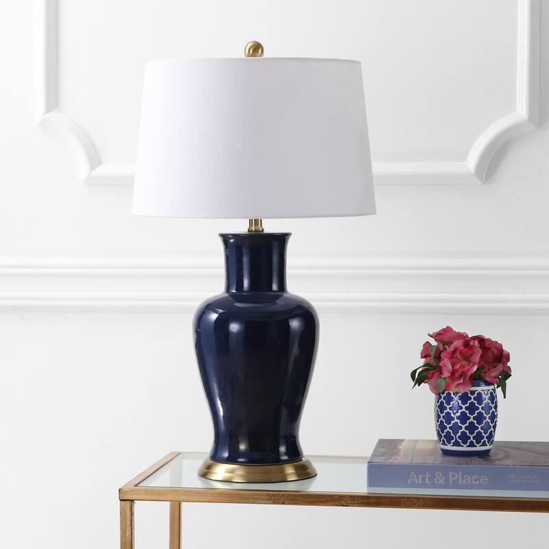 Julia 29" Ceramic LED Table Lamp, by JONATHAN Y