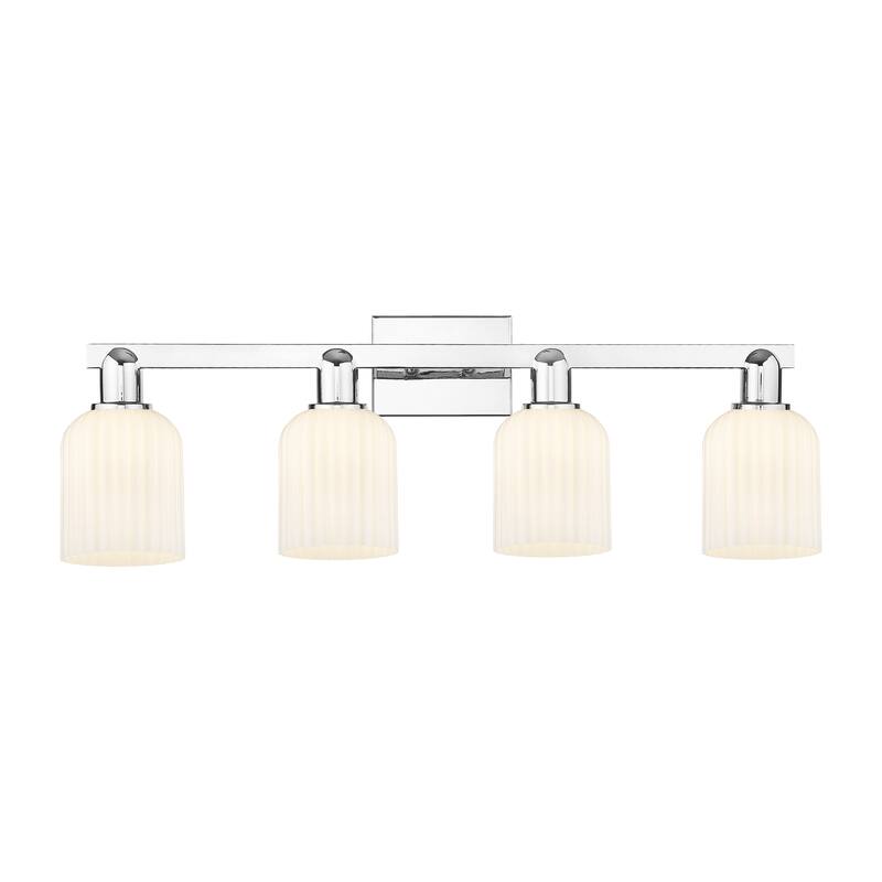 Innovations Lighting Downtown Urban - Bridal Veil - 4 Light 32" Bath Vanity Light