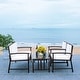 preview thumbnail 15 of 42, SAFAVIEH Outdoor Living Krissy 4-Piece Patio Set