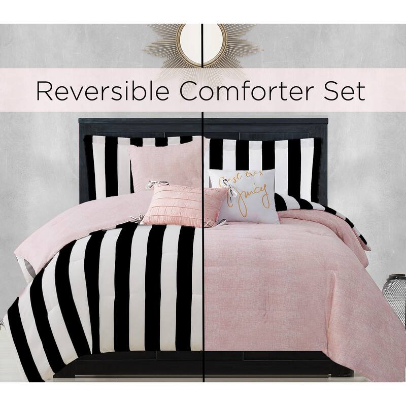 Juicy Reversible Cabana Stripe Bedding Set