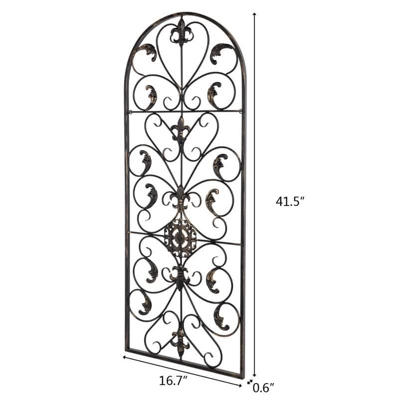 Decorative Spanish Arch Wall Art Iron Ornament