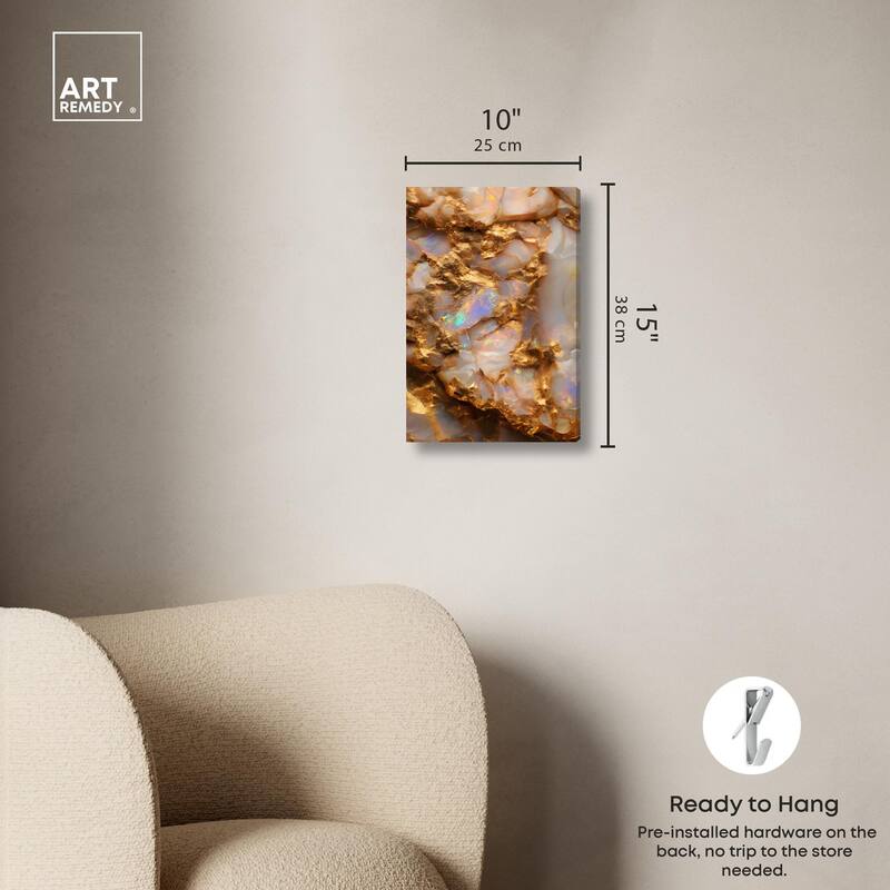 Mythic Gleam Canvas by Art Remedy, Gallery Wrapped