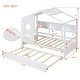 preview thumbnail 5 of 34, Playhouse Design Twin Size House Wooden Bed With Trundle, Modern Design for Kids with Storage Shlef
