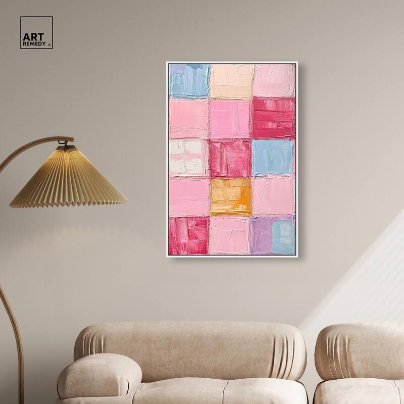 Color Squares II Canvas by Art Remedy