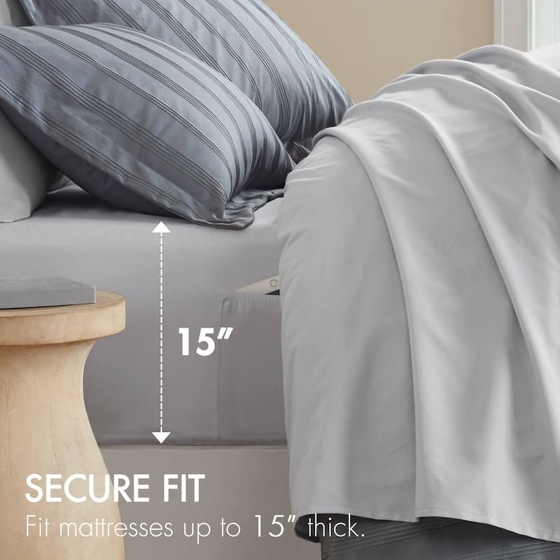 Chelsea Square Logan Woven Striped Comforter Set