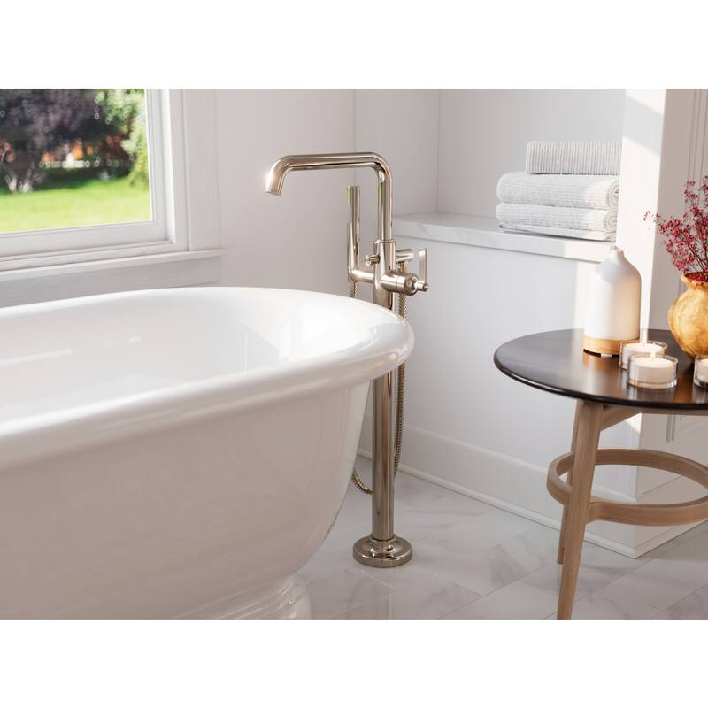 Pfister LG6-1WN Winter Park Floor Mounted Tub Filler with Built-In