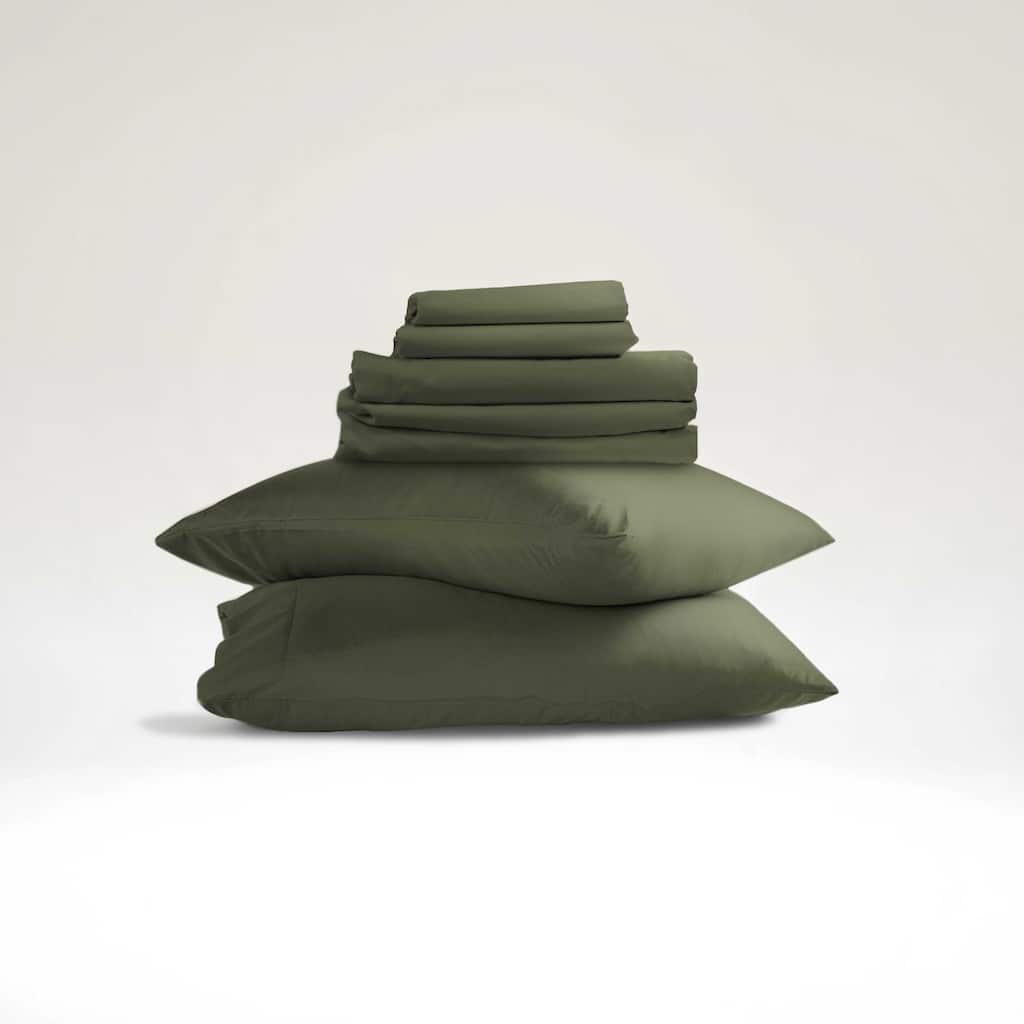 Empyrean 7 PC Bedding Set, Luxury Microfiber Duvet Cover With Sheets Bed Sets