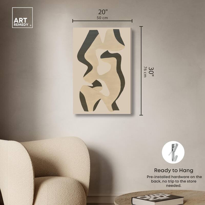 Shapes of Sage I Canvas by Art Remedy, Gallery Wrapped