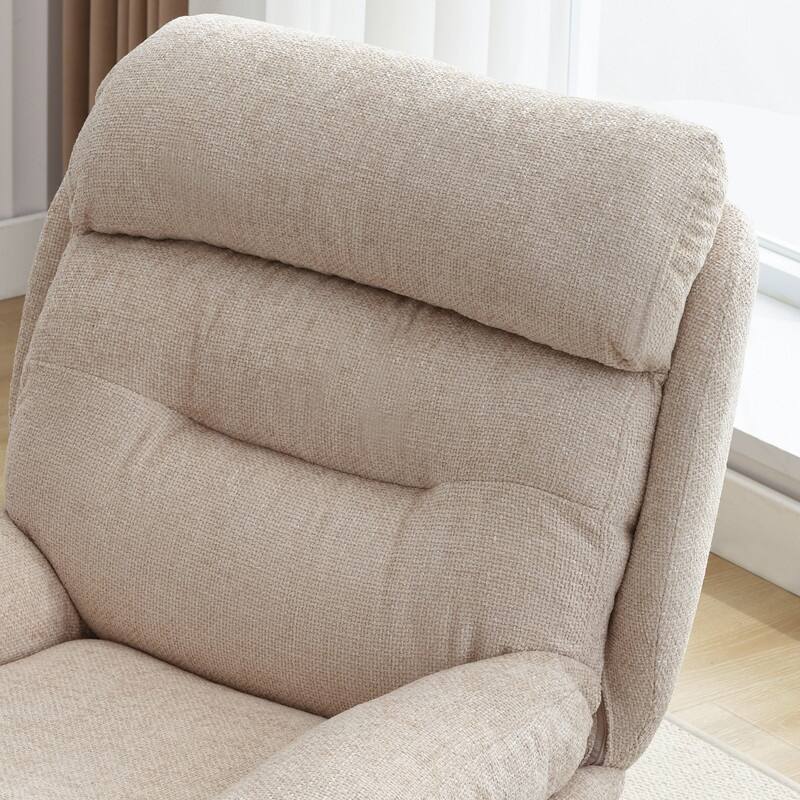 Swivel Accent Chair with Ottoman Rocker Chairs Ottoman Set Rocking Glider Lounge Reading Chair Footrest for Living Room Green