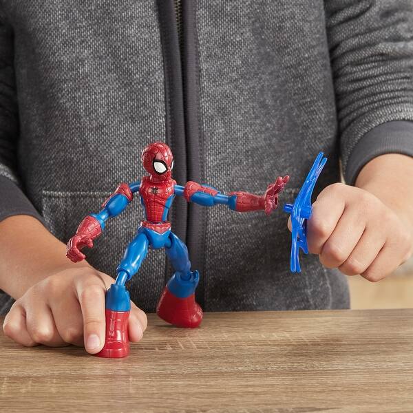 Shop Marvel Spider Man Bend And Flex Spider Man Action Figure 6
