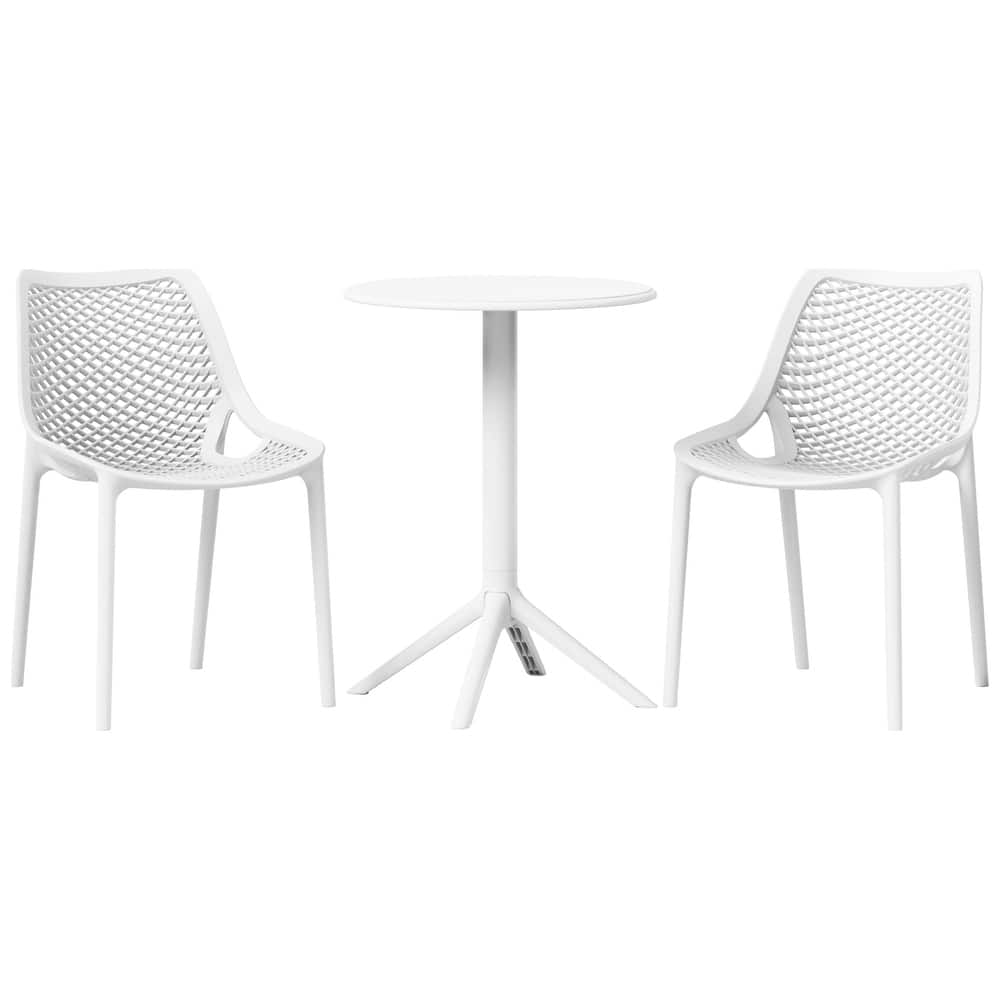 Frond and Form 2-Person Outdoor Round Dining Set