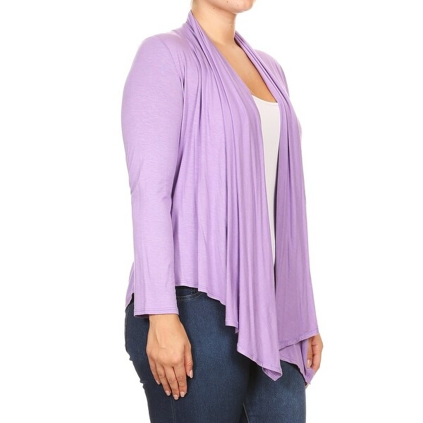 long lilac cardigan