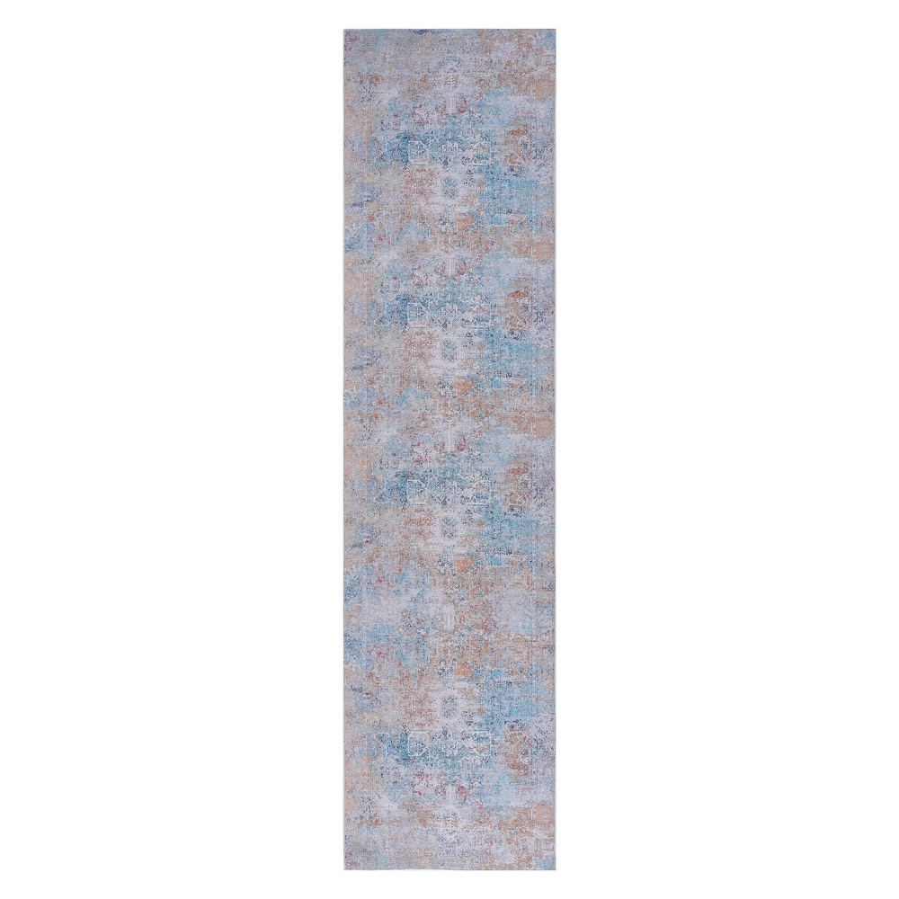 LOOM & LUXE Collection Abstract Non-Shedding Area Rug