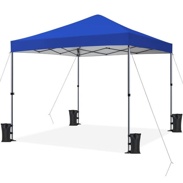 10'x10' Pop Up Canopy Tent - Waterproof, Adjustable Height, Portable Gazebo By PHI VILLA