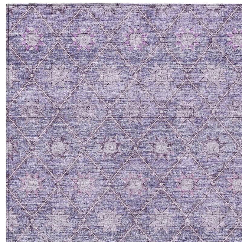 HomeRoots Floral Transitional Rectangle Outdoor Rug
