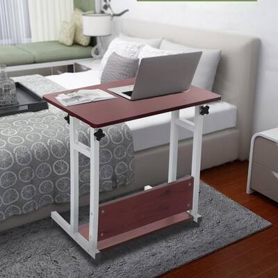 Home Office Desk Can Be Lifted And Lowered Mobile Computer Desk Bedside Table
