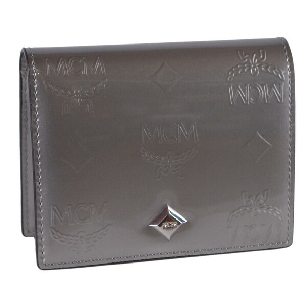 mcm wallet grey