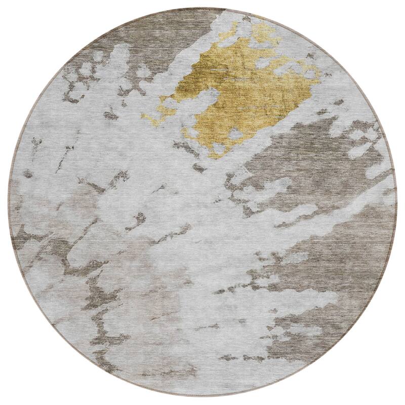 HomeRoots Abstract Transitional Rectangle Outdoor Rug