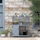 preview thumbnail 25 of 25, Outsunny Wooden Potting Bench, Outdoor Potting Table with Storage Cabinet, Storage Shelves, Sink