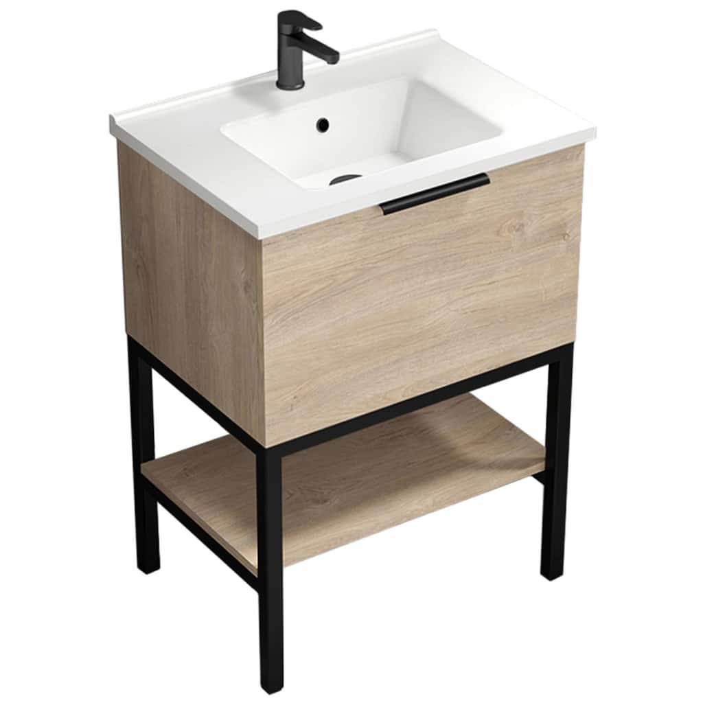 Nameeks Bodrum-2618 Bodrum 26" Free Standing Single Basin Vanity Set