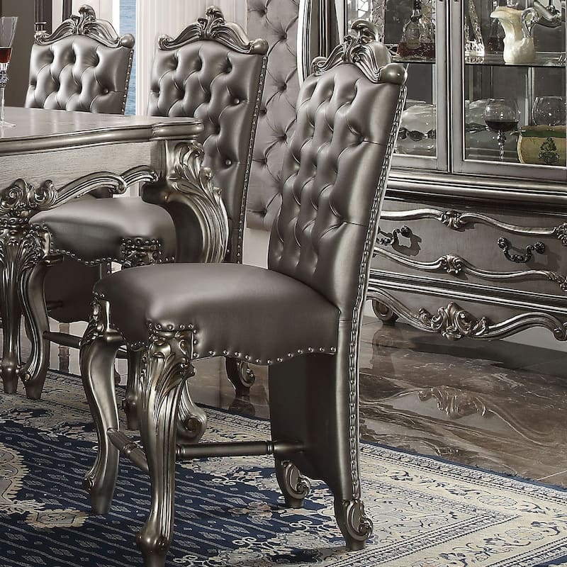 Counter Height Chair (Set of 2) - Silver