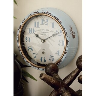 Chic Metal Wall Clock 2 Assorted