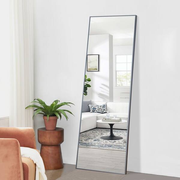 Carson Carrington Paaskynen Aluminum Alloy Full Length Floor Mirror On Sale Overstock 29801202