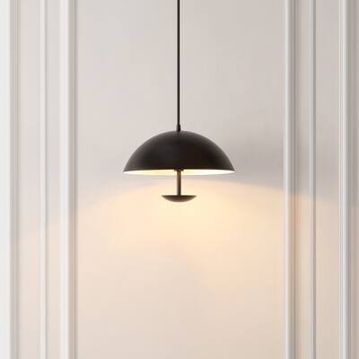 SAFAVIEH Lighting Taletta Extendable Pendant - 13 In. W x 13 In. D x 25873 In. H - Black - 13Wx13Dx70H