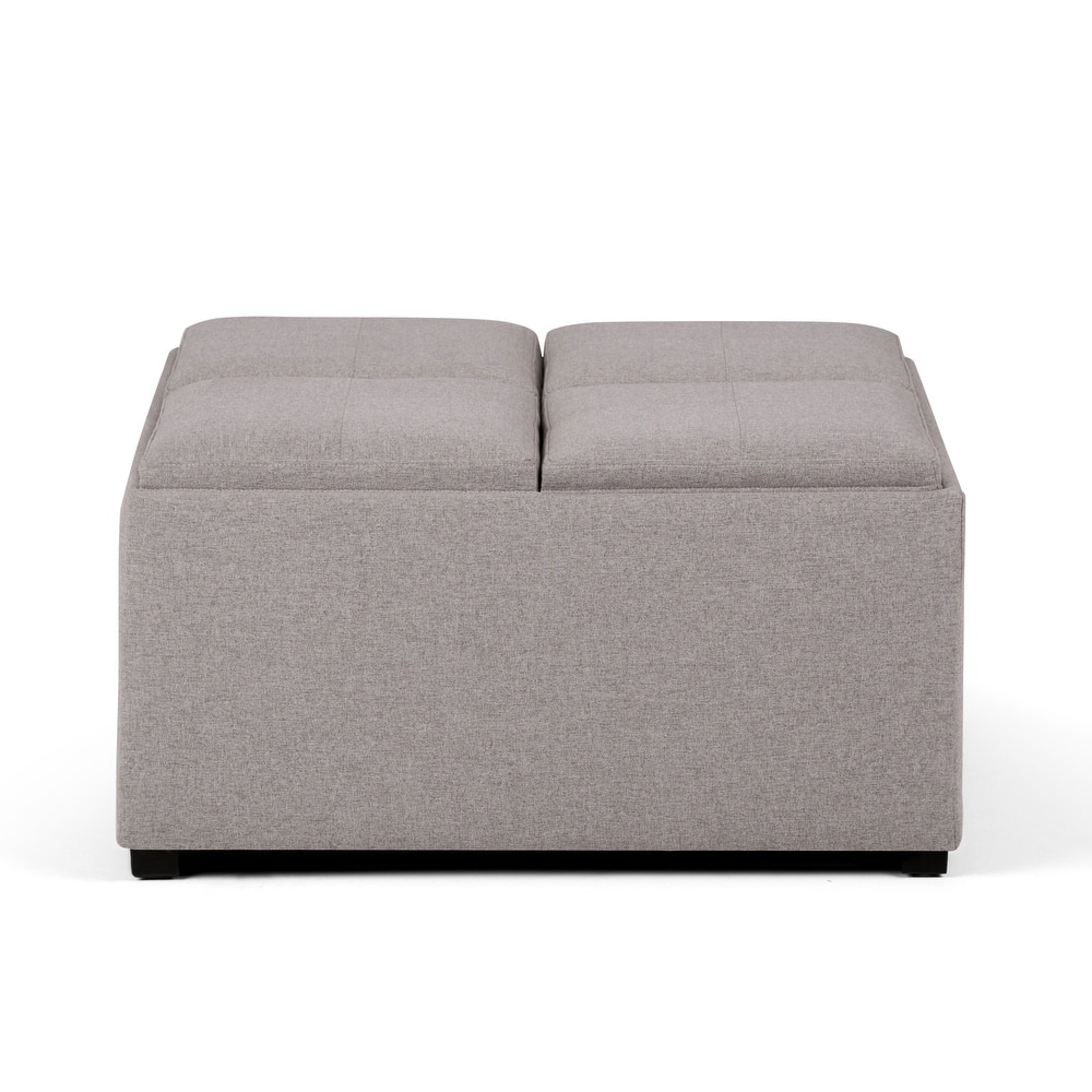 WYNDENHALL Franklin Wide Contemporary Table Ottoman