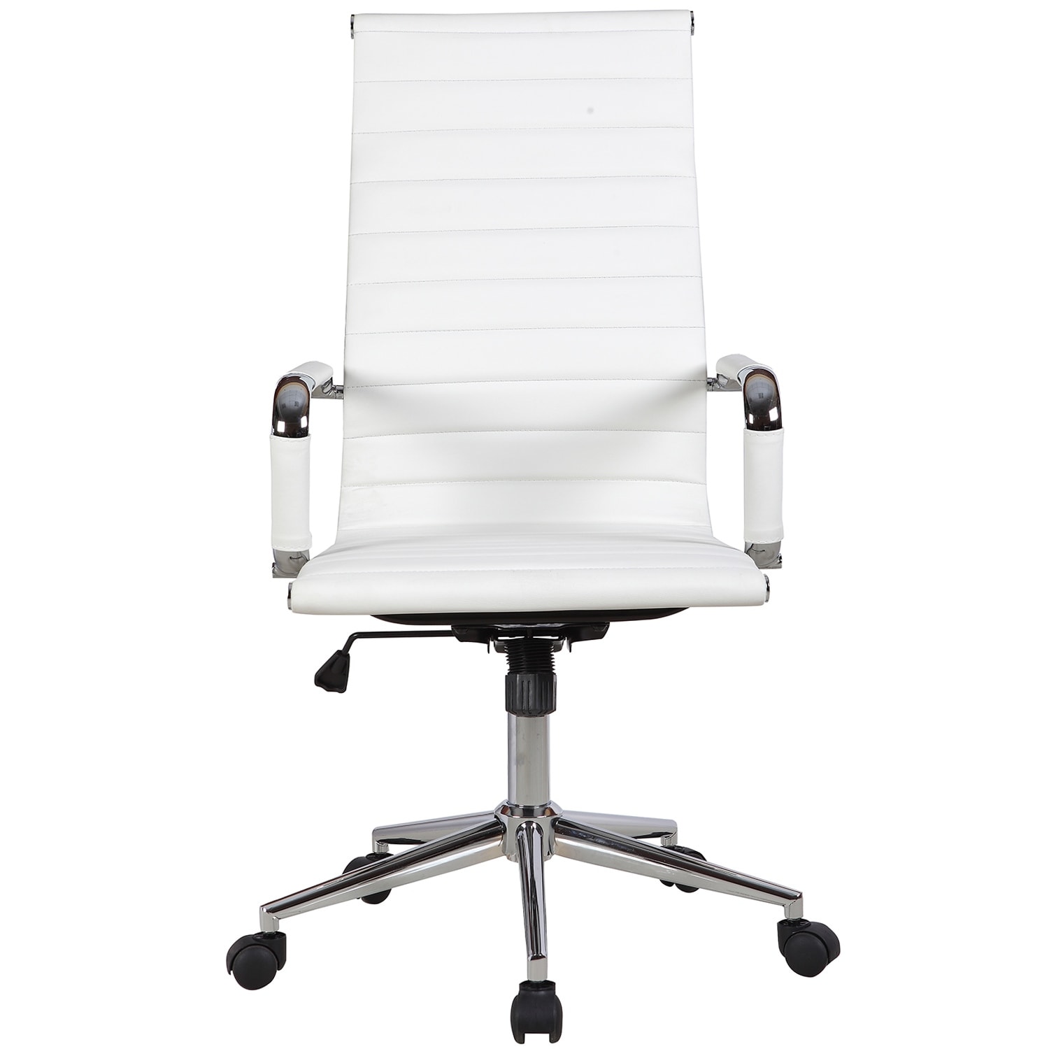 Executive Ergonomic High Back Modern Office Chair Ribbed PU