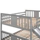 preview thumbnail 10 of 22, Contemporary Design Wood Bunk Bed with Ladder, Slide and Guardrails, Safety Guaranteed